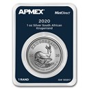 2020 South Africa 1 oz Silver Krugerrand (MintDirect® Single) 2020 South Africa 1 oz Silver Krugerrand (MintDirect® Single)